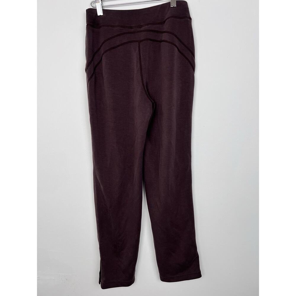 Women’s BYLT Basics Split Hem Joggers‎ Size Small Maroon Red Sweatpants - Picture 2 of 11